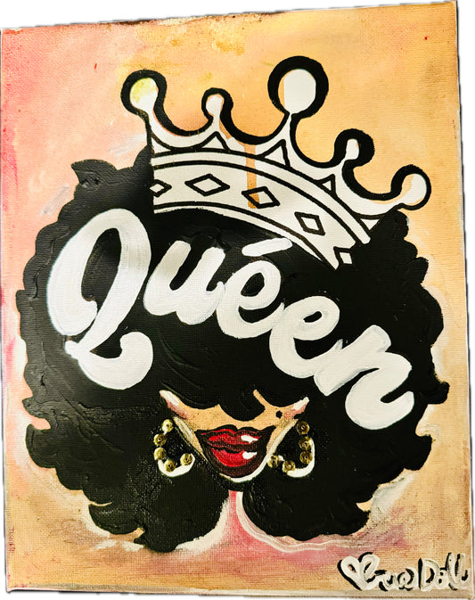 “QUÉENZ” canvas