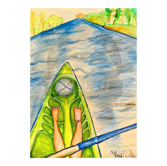 “Kayak Doll” Print