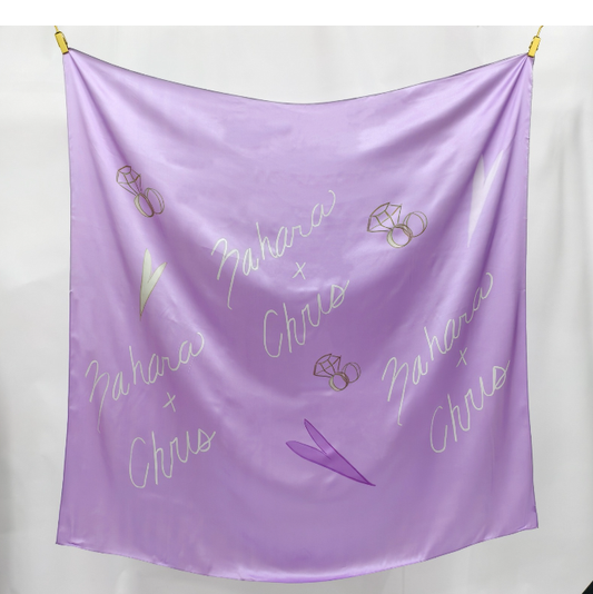 Custom silk scarves